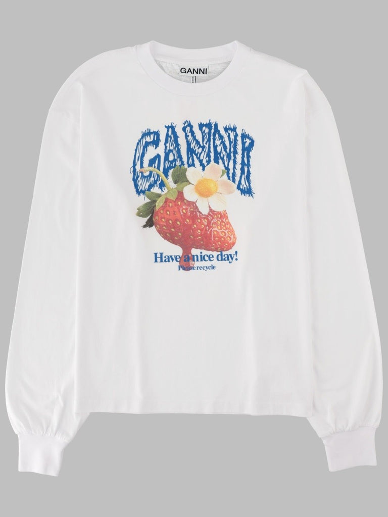 T-SHIRT CON STAMPA "STRAWBERRY"