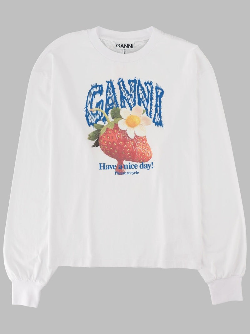 T-SHIRT CON STAMPA "STRAWBERRY"