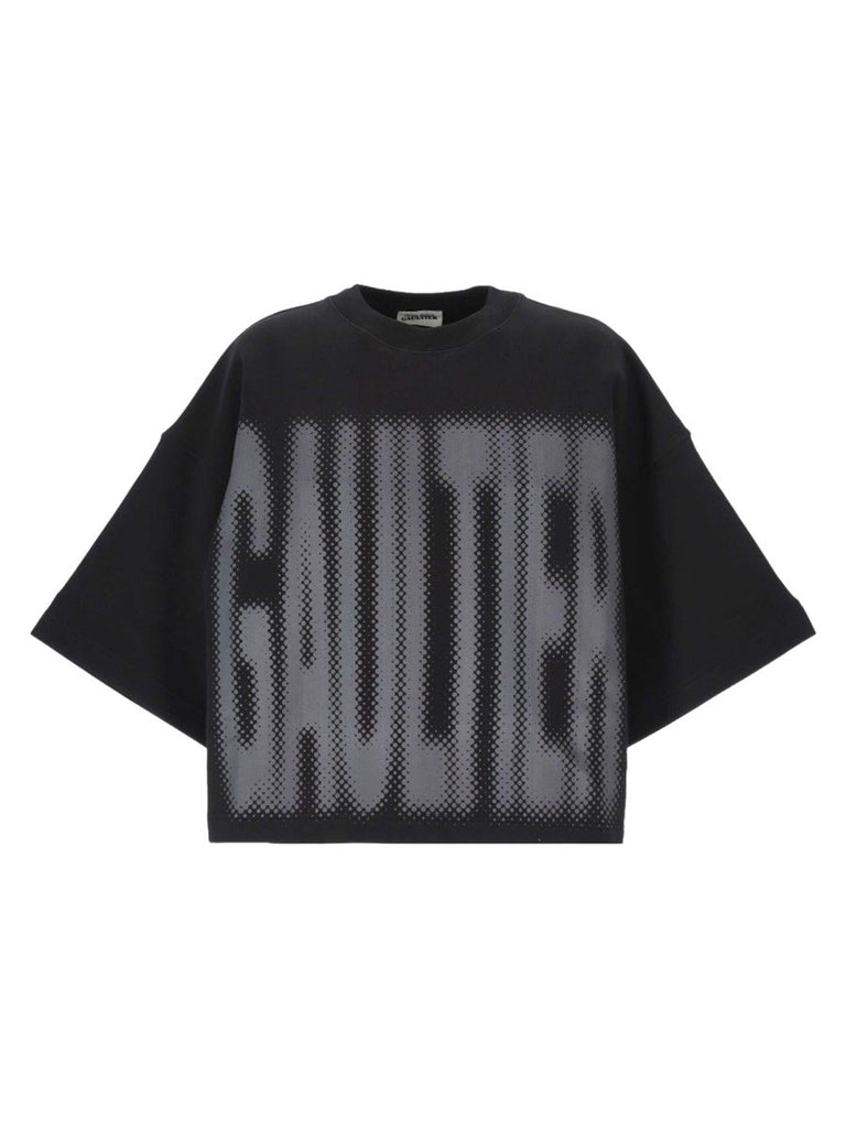 T-SHIRT CROPPED CON LOGO