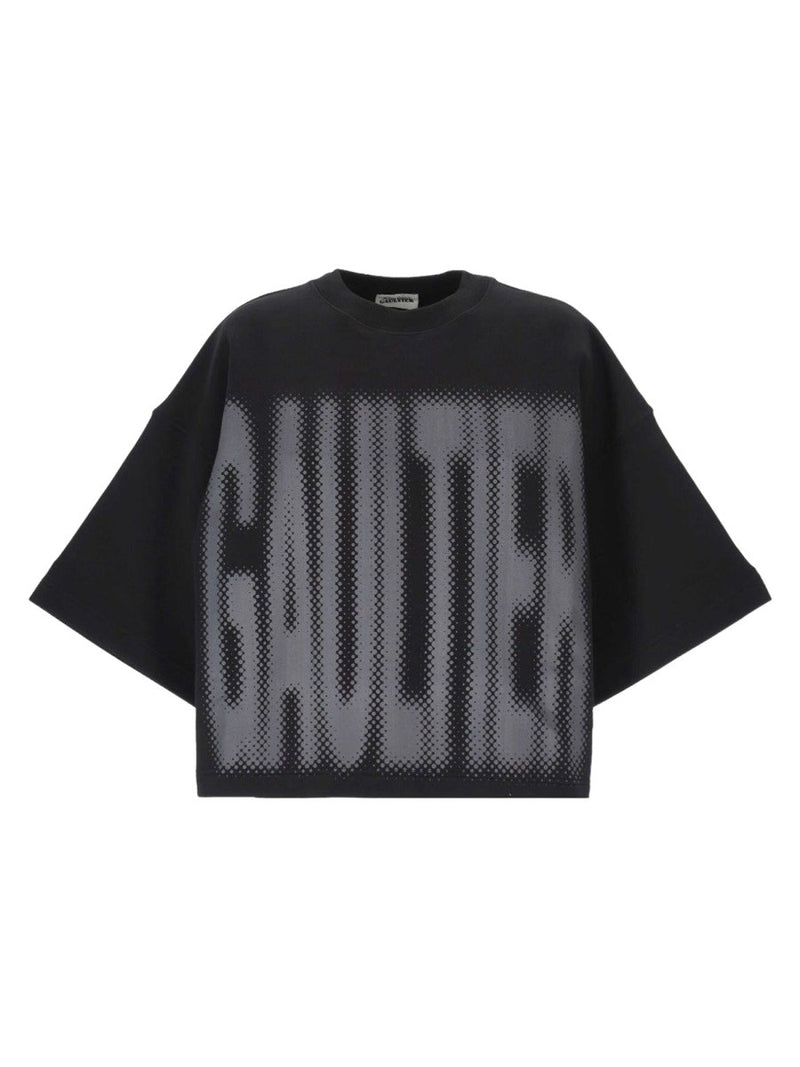 T-SHIRT CROPPED CON LOGO