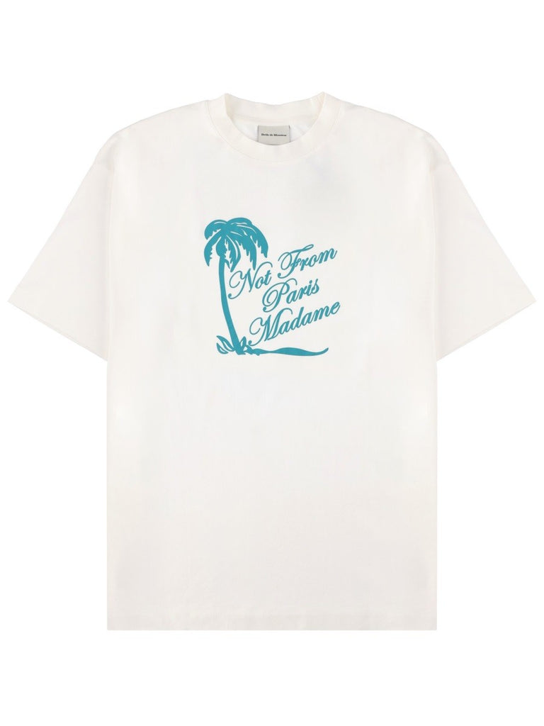 T-SHIRT "SLOGAN PALMIERS"