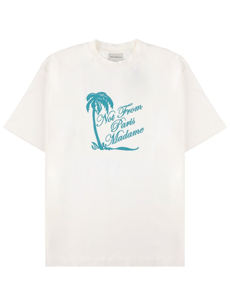 T-SHIRT "SLOGAN PALMIERS"