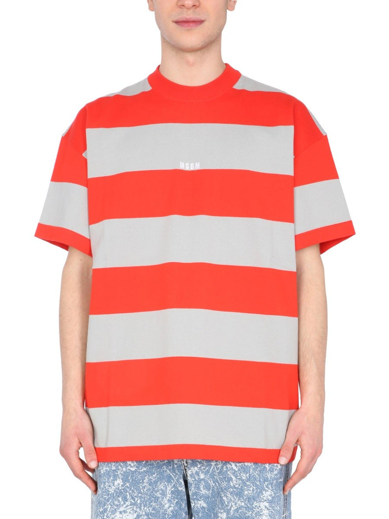 T-SHIRT WITH EMBROIDERED LOGO