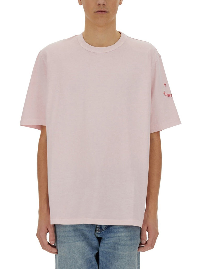 T-SHIRT WITH EMBROIDERY PS HAPPY