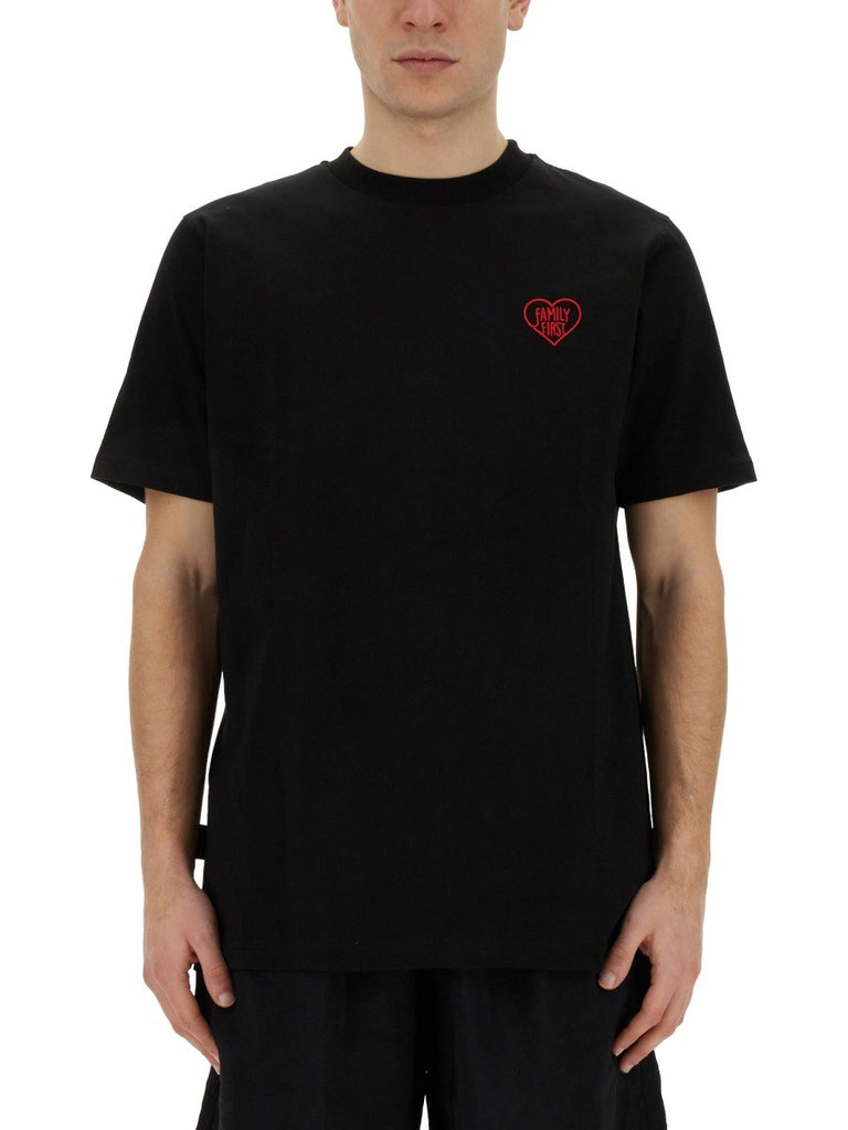 T-SHIRT WITH HEART EMBROIDERY
