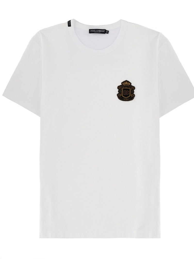 T-SHIRT WITH HERALDIC LOGO