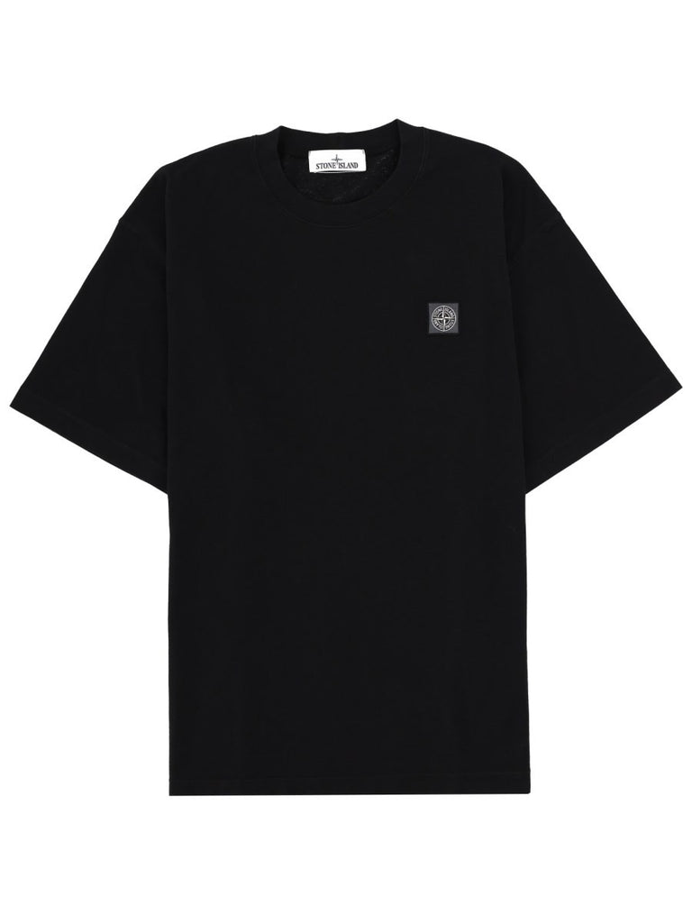T-SHIRT WITH LOGO PATCH