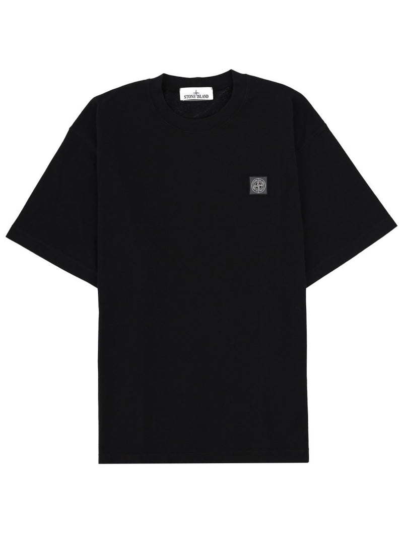 T-SHIRT WITH LOGO PATCH