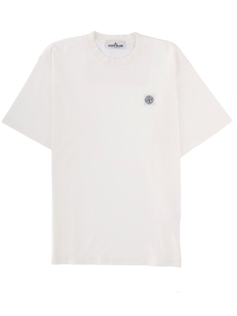 T-SHIRT WITH LOGO PATCH