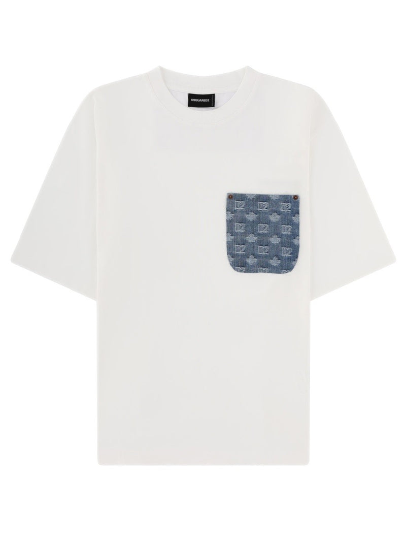 T-SHIRT WITH LOGO POCKET