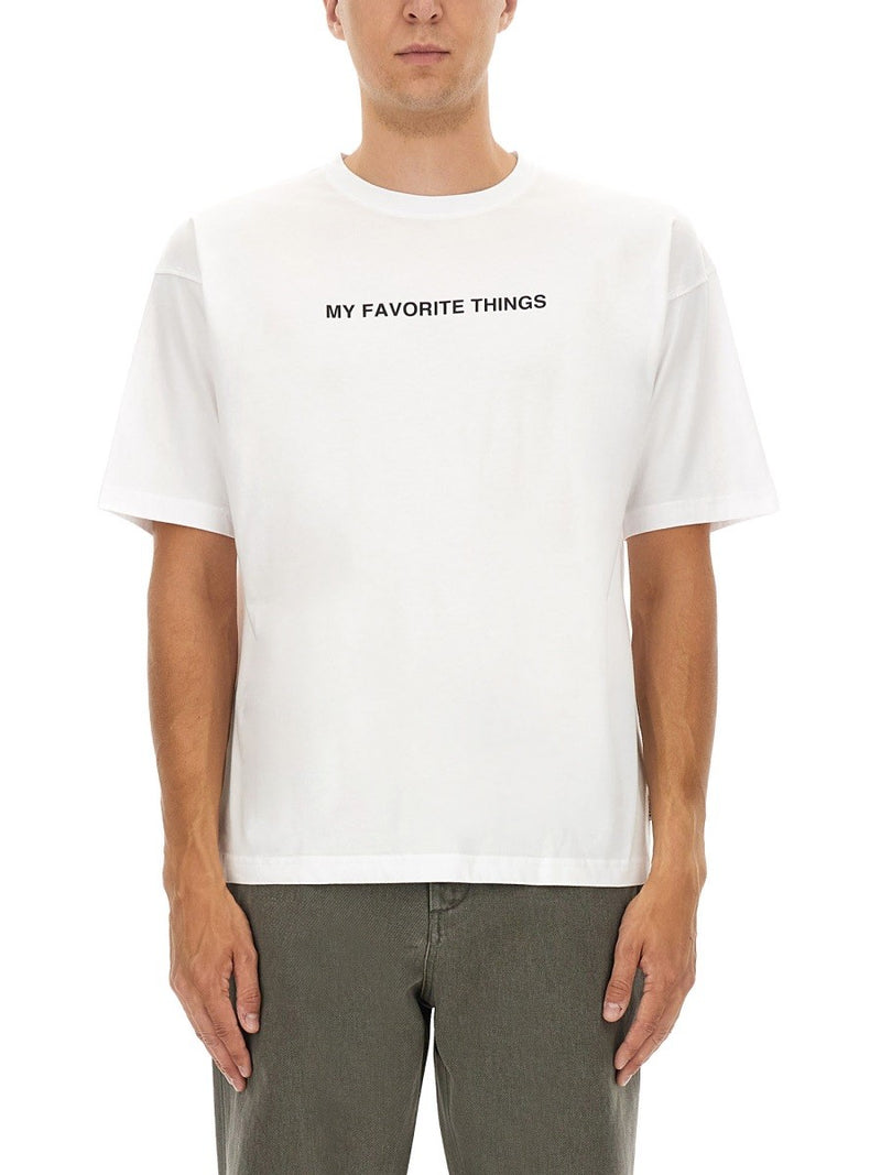 T-SHIRT WITH "MY FAVORITE THINGS" PRINT