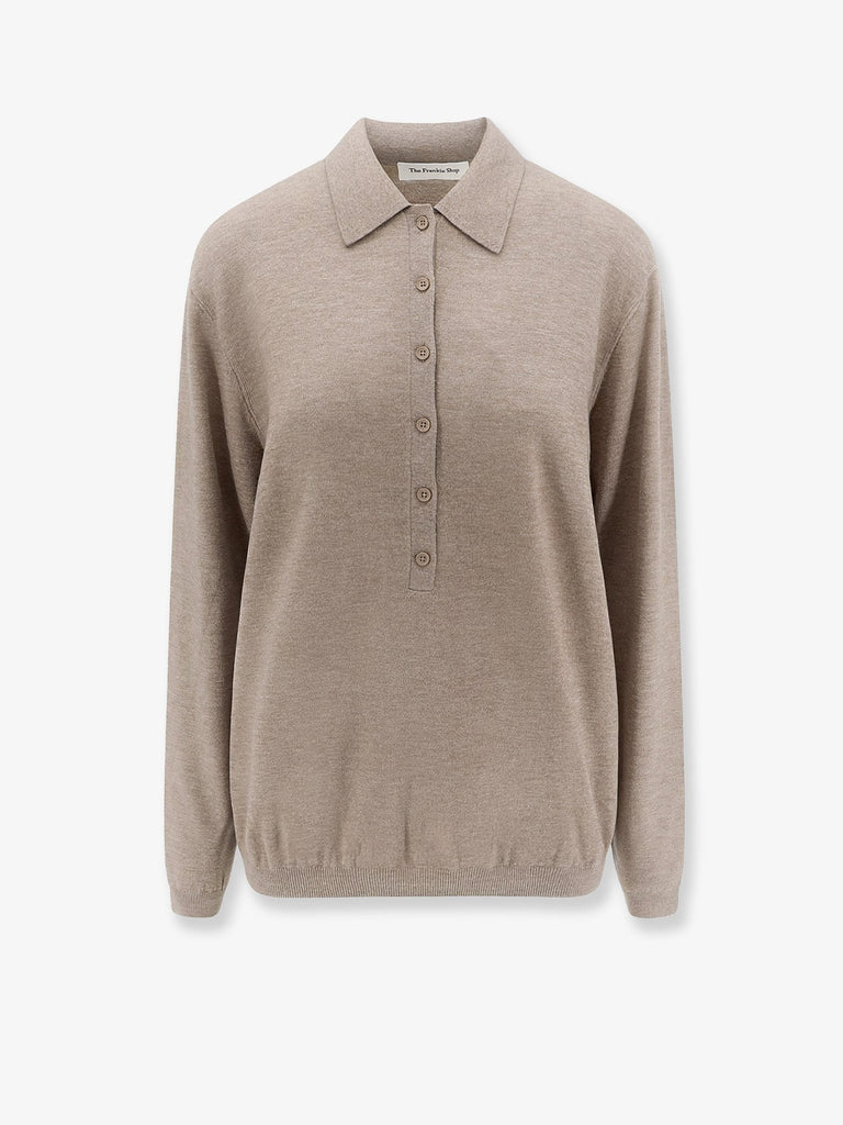 Tala wool blend polo shirt