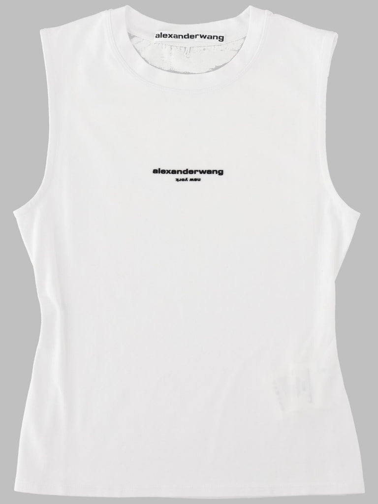 TANK TOP IN COTONE STRETCH