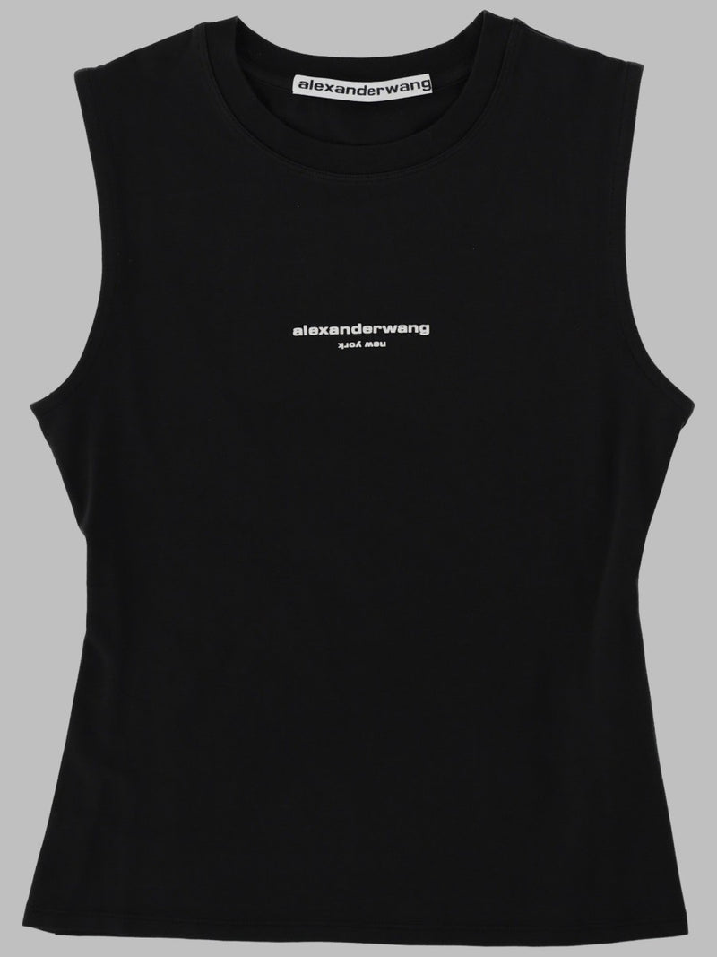 TANK TOP IN COTONE STRETCH