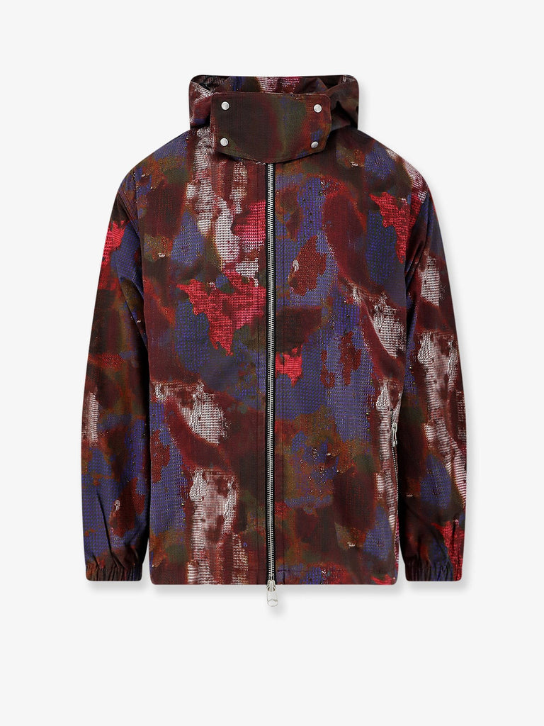Technical multicolor cotton jacket