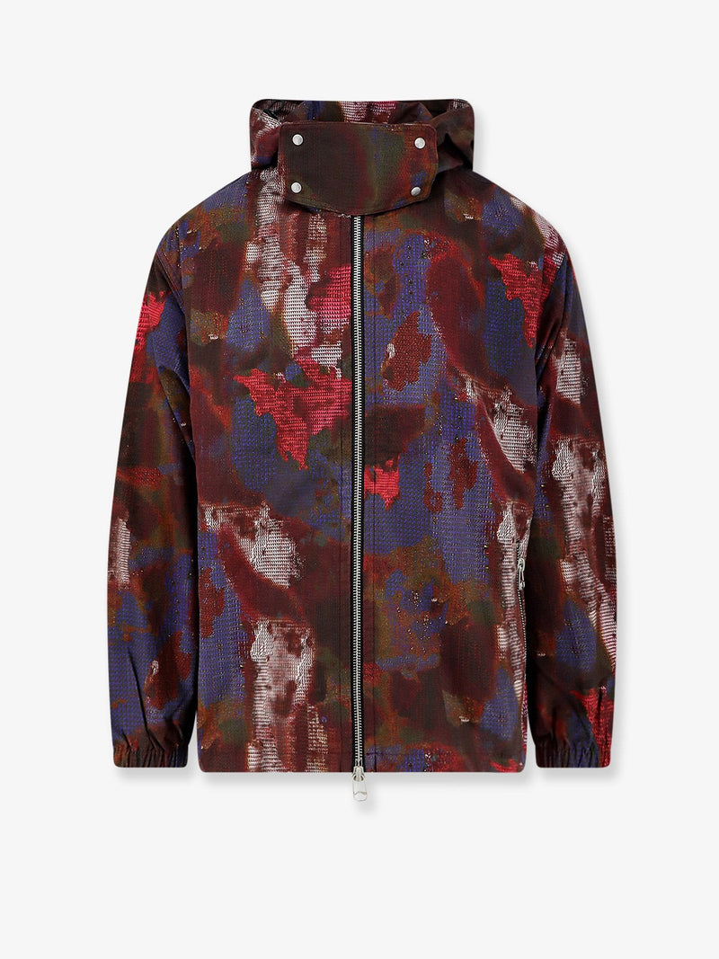 Technical multicolor cotton jacket