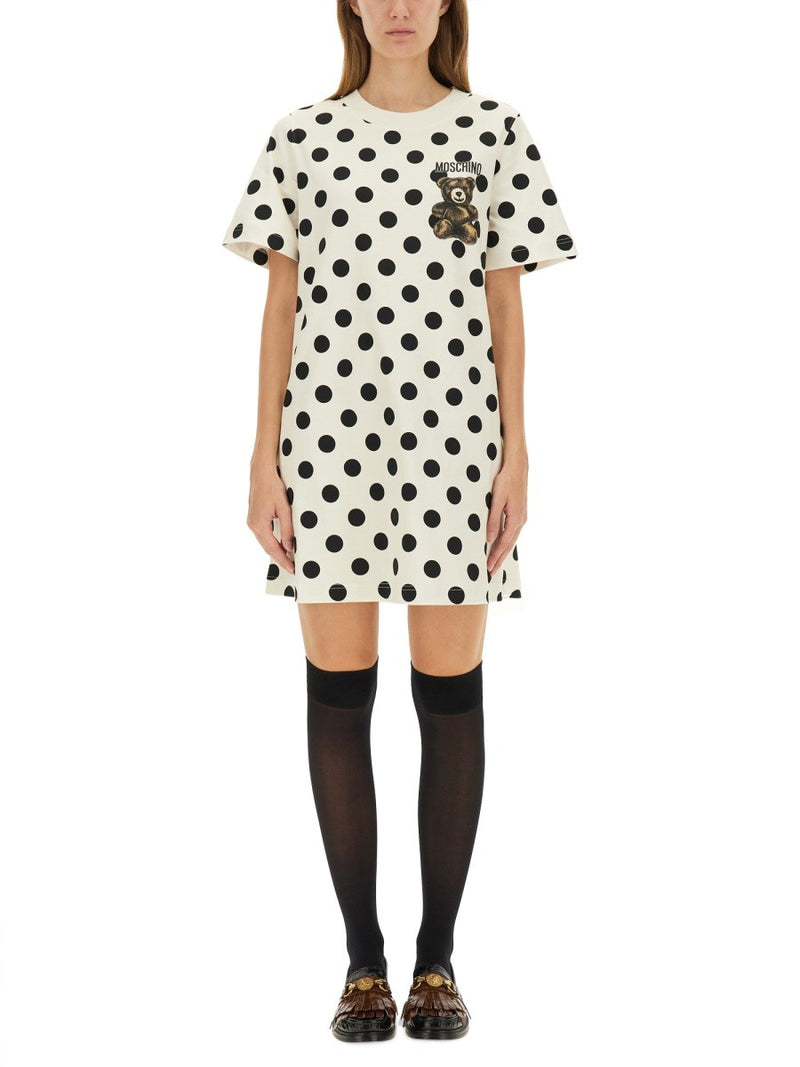 "TEDDY POLKA DOTS" DRESS