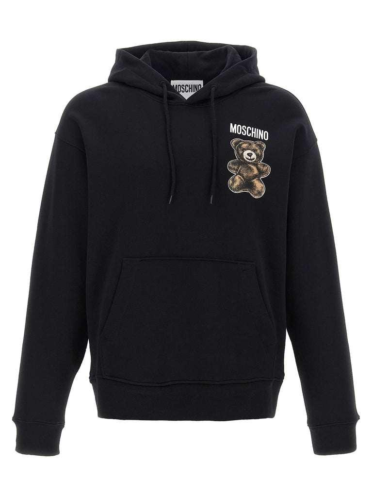 'Teddy' print hoodie
