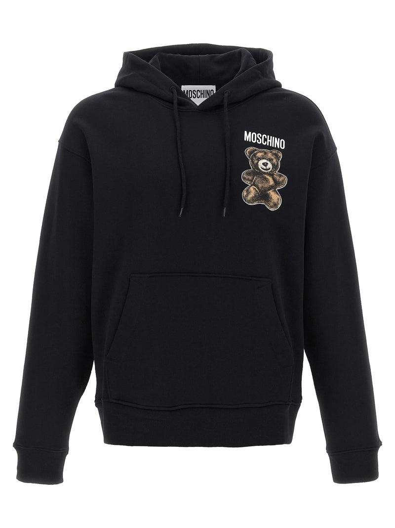 'Teddy' print hoodie