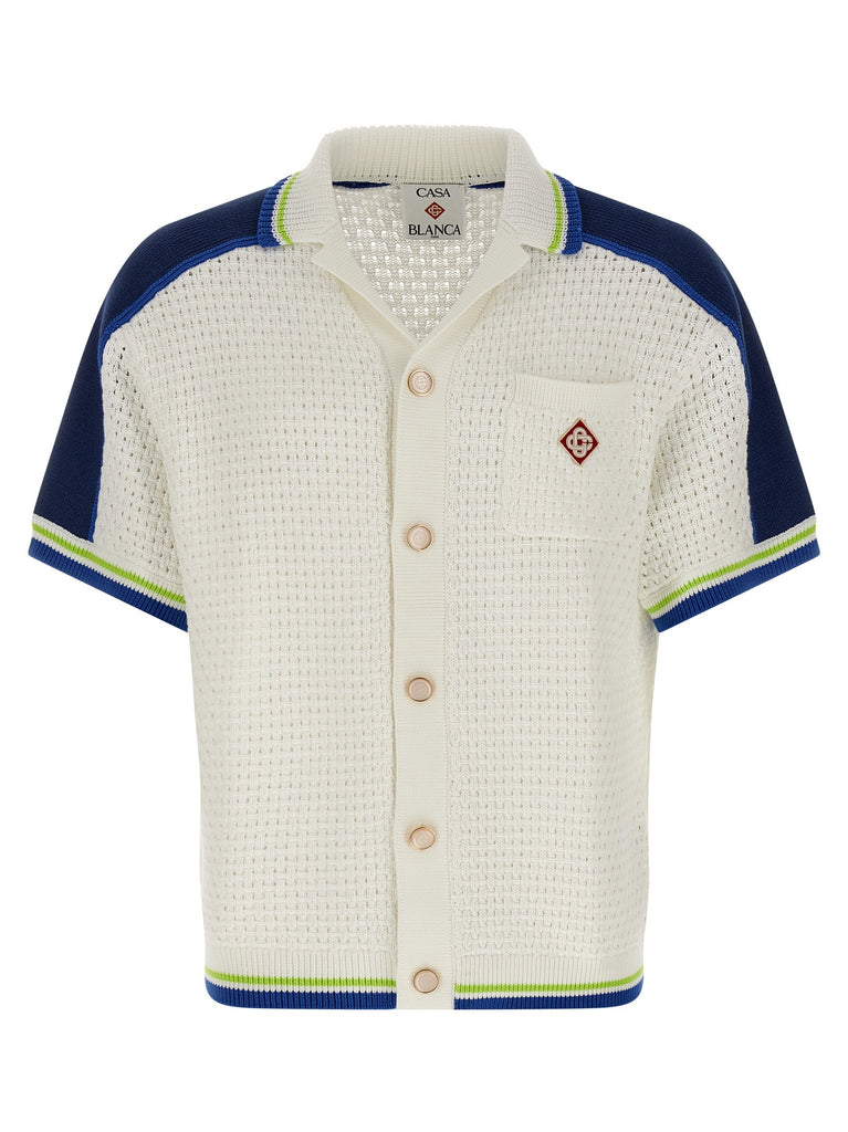 'Tennis Cotton Crochet' shirt