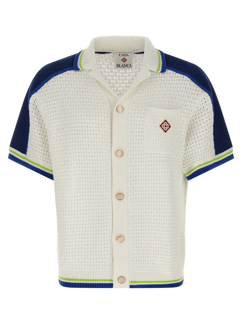 'Tennis Cotton Crochet' shirt