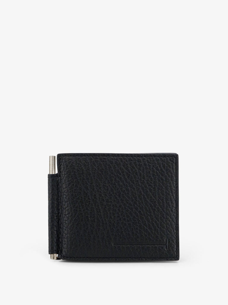 Textured leather wallet