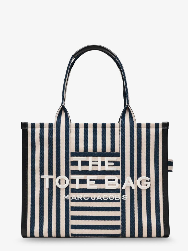 The Large Tote canvas handbag with front embroidered logo