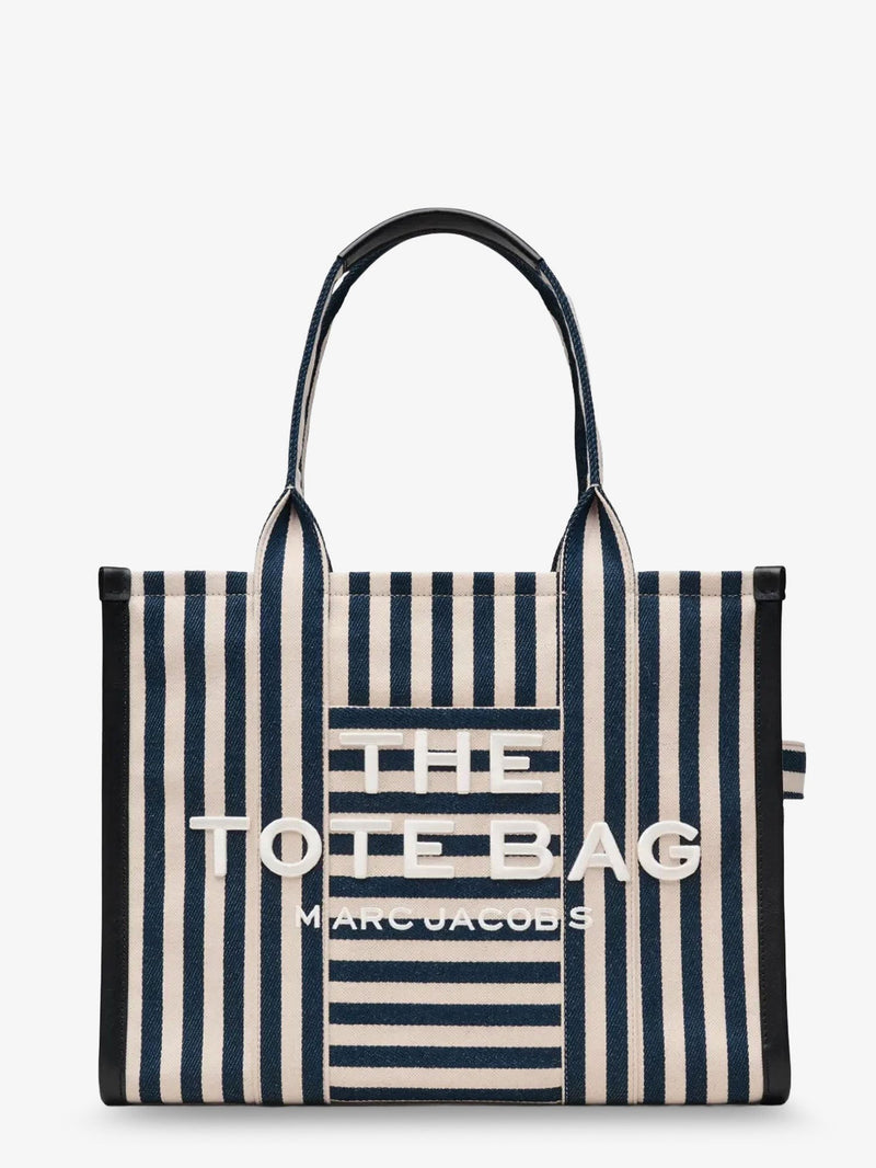 The Large Tote canvas handbag with front embroidered logo