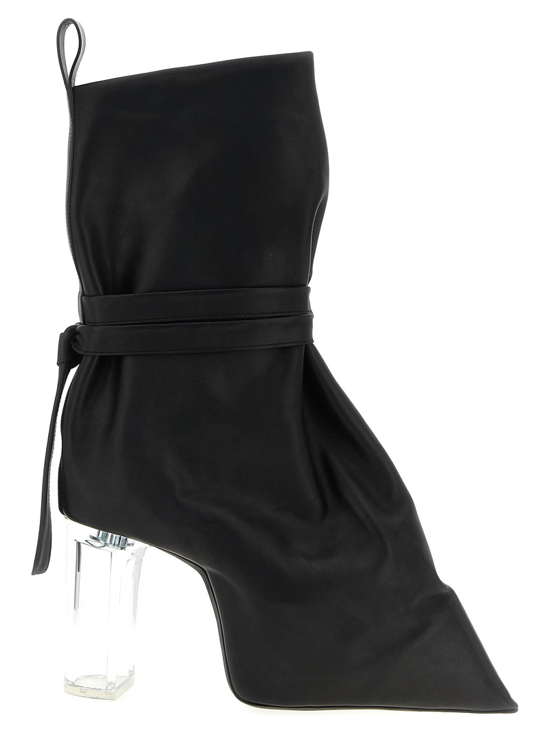 'Tied Taco Kiss' ankle boots