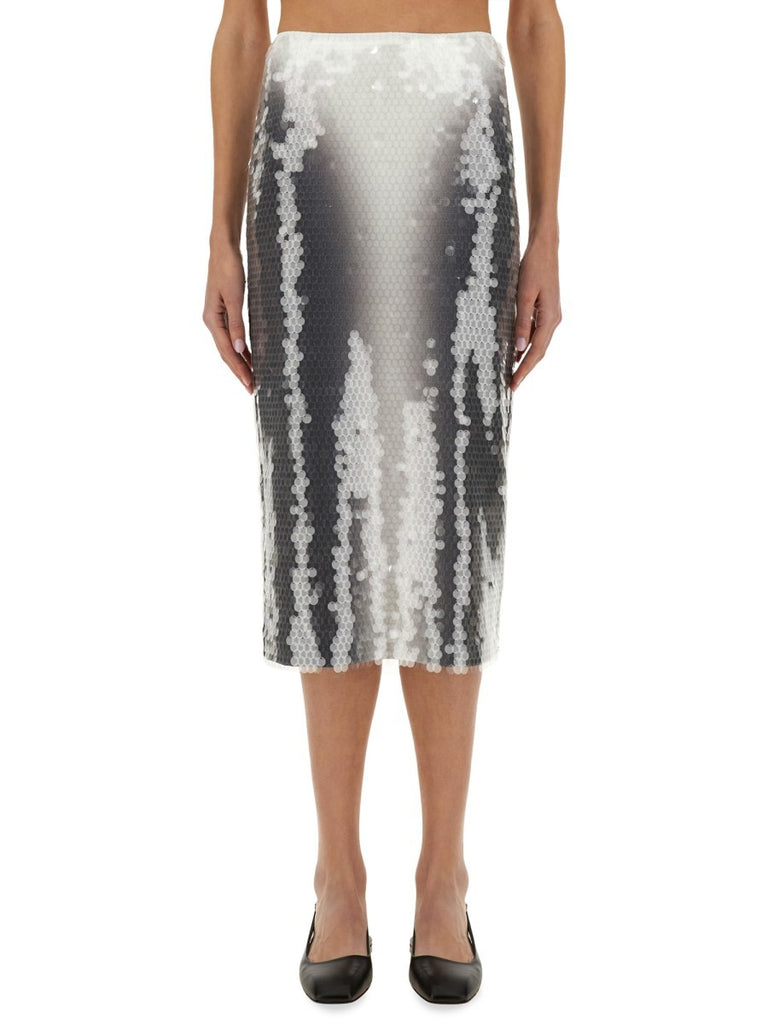 "TOANO" SEQUINED SKIRT
