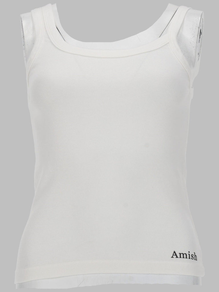 TOP "ASYMMETRIC" CON MICRO LOGO
