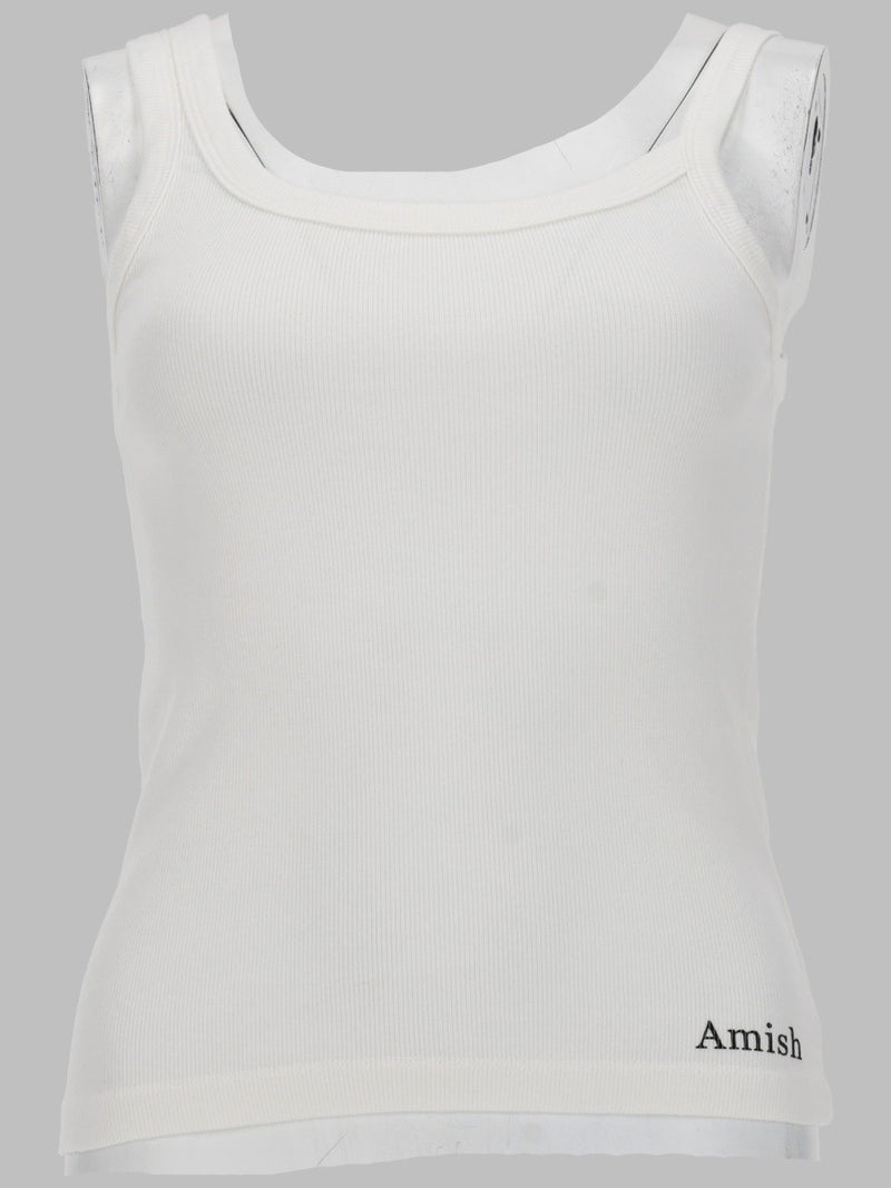 TOP "ASYMMETRIC" CON MICRO LOGO