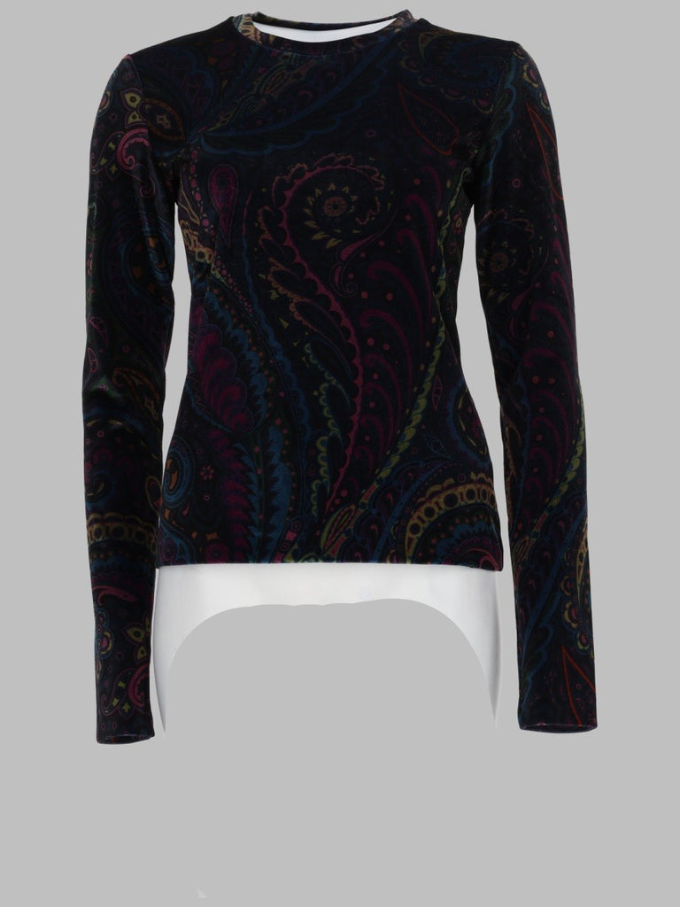 TOP CON STAMPA PAISLEY