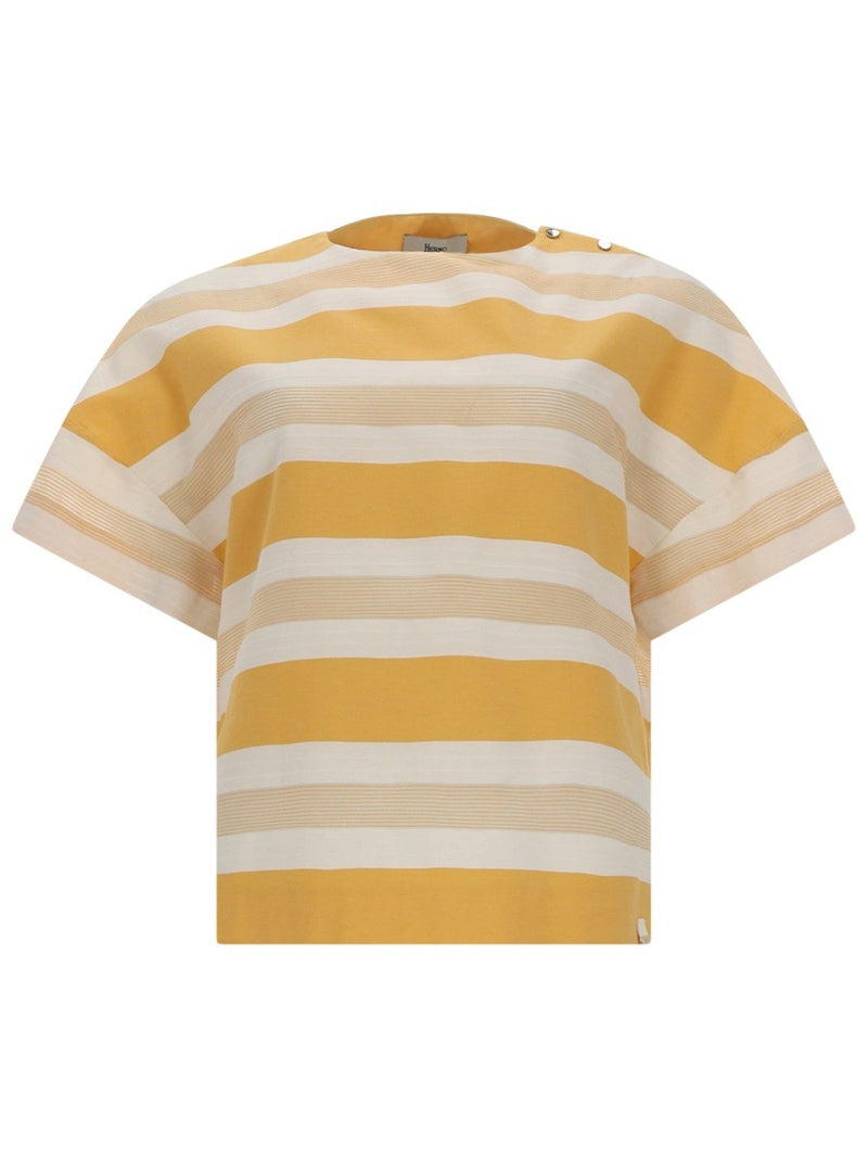 TOP IN MISTO COTONE