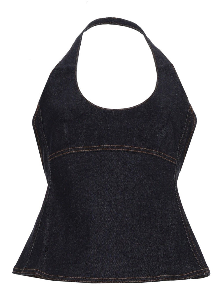 TOP "LAVOIR" IN DENIM