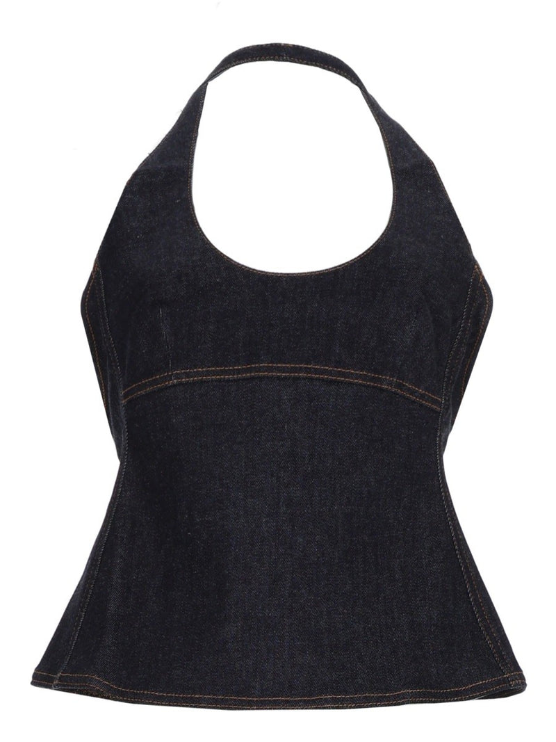 TOP "LAVOIR" IN DENIM