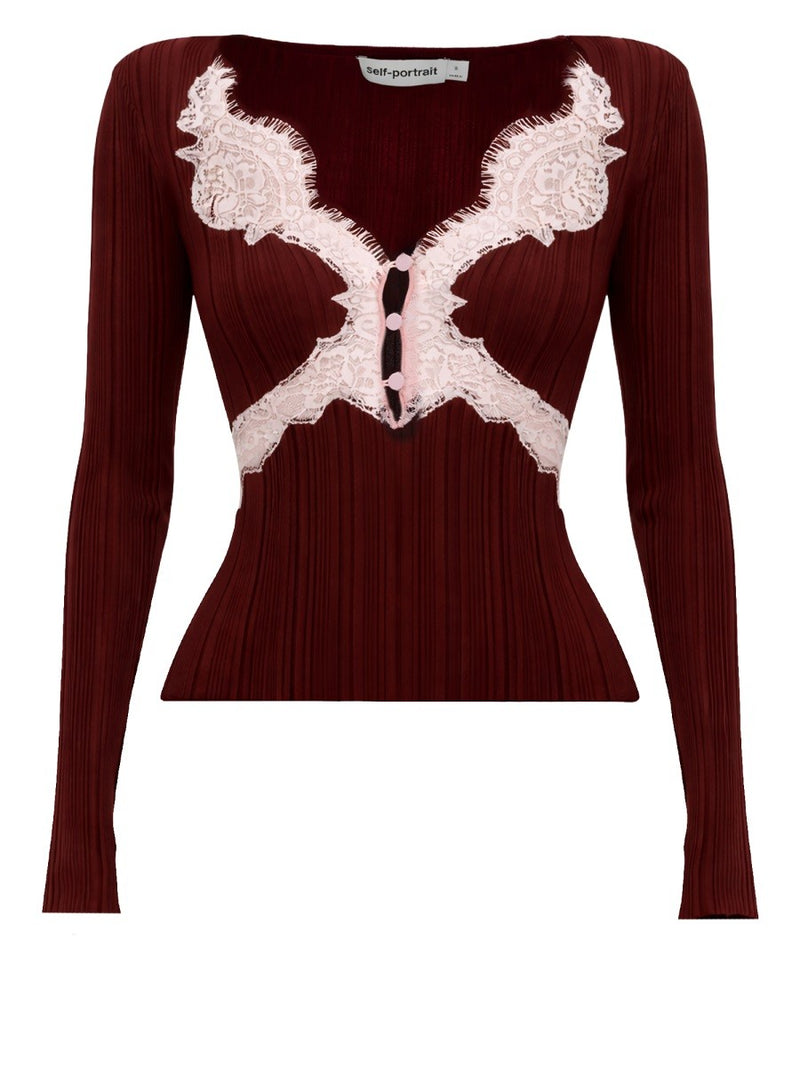 TOP WITH LACE DETAILS