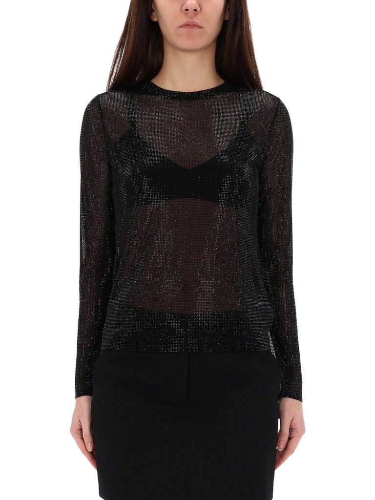 TOP WITH RHINESTONES