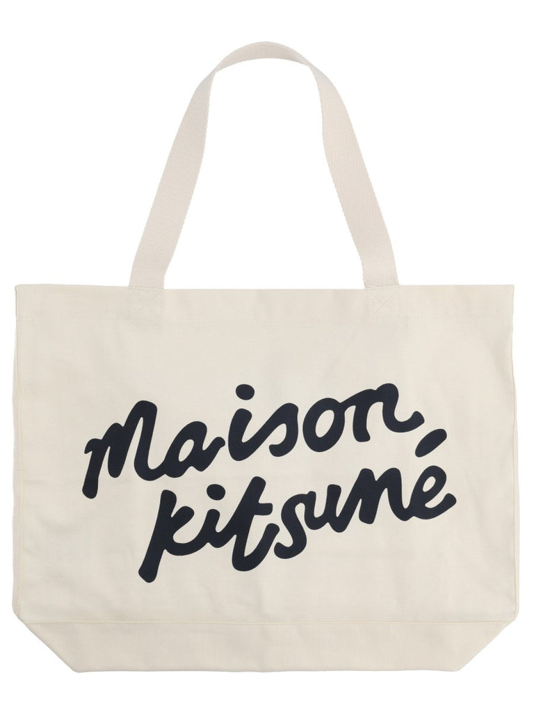 BORSA TOTE CON SCRITTA