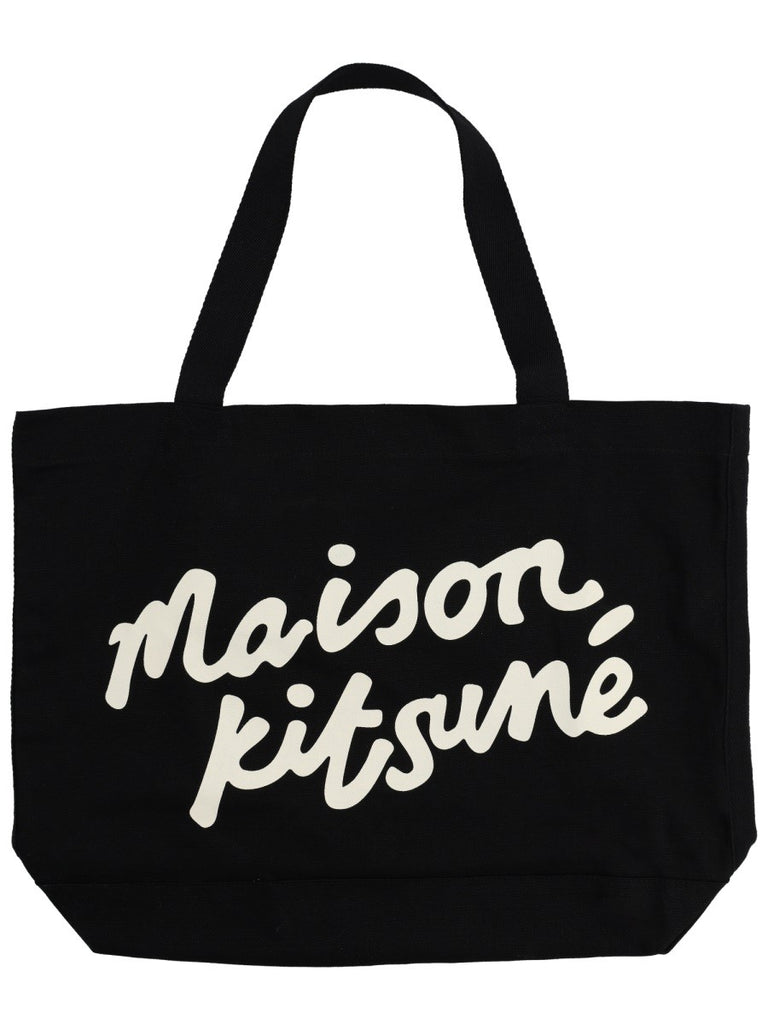 BORSA TOTE CON SCRITTA