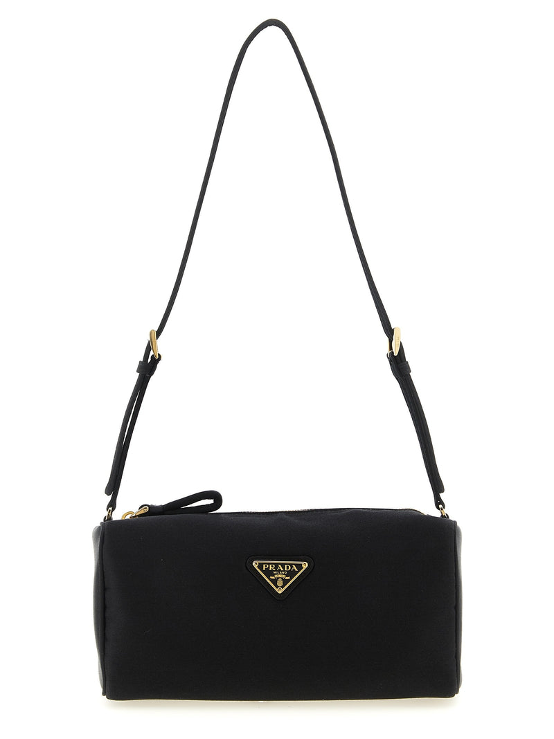 Triangle logo shoulder bag