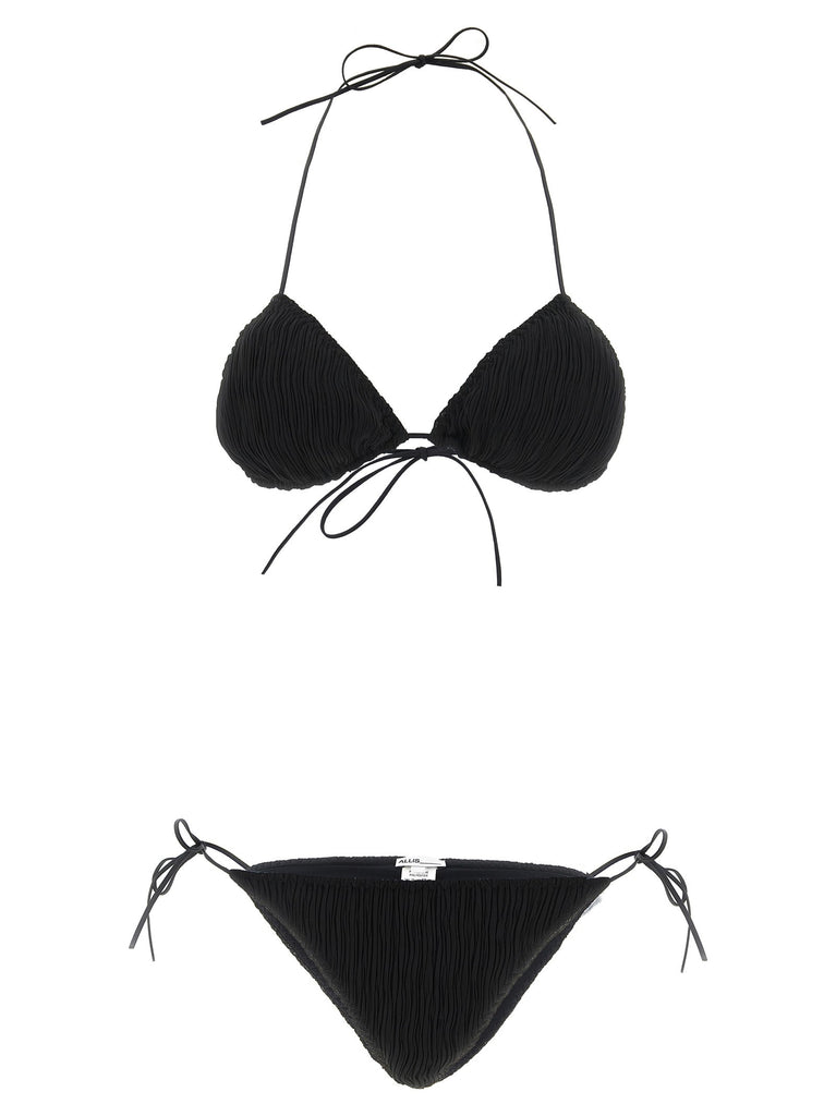 'Triangle Plisse' bikini