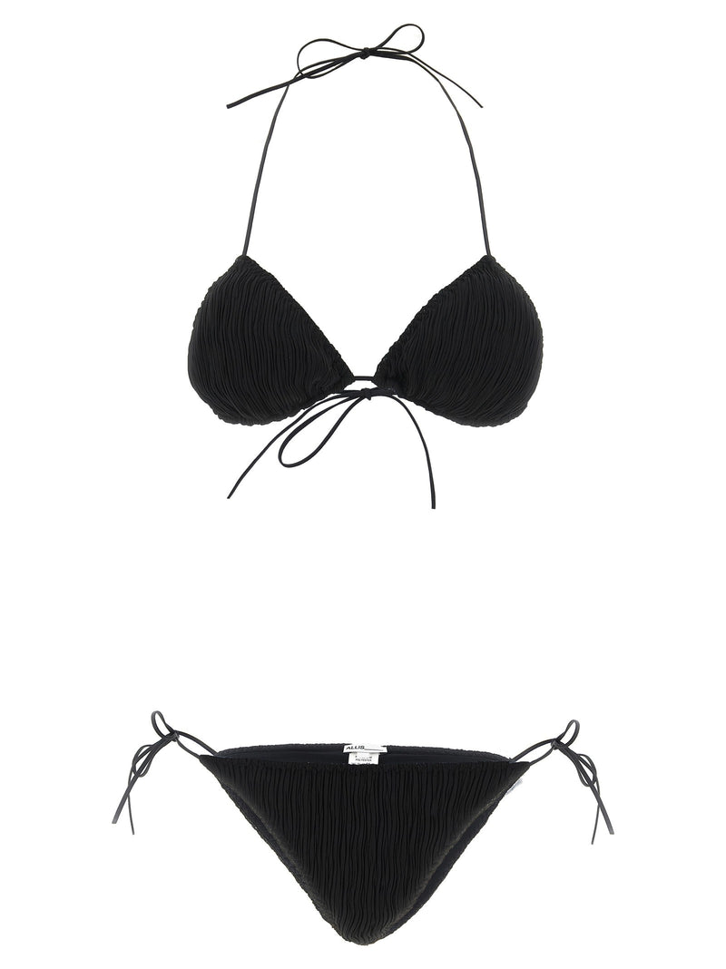 'Triangle Plisse' bikini