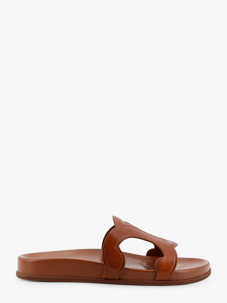 Triomphe leather sandals