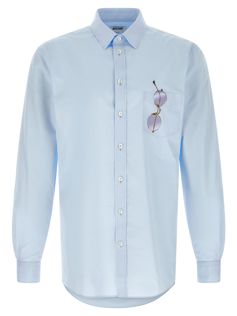 Trompe-l'œil print shirt