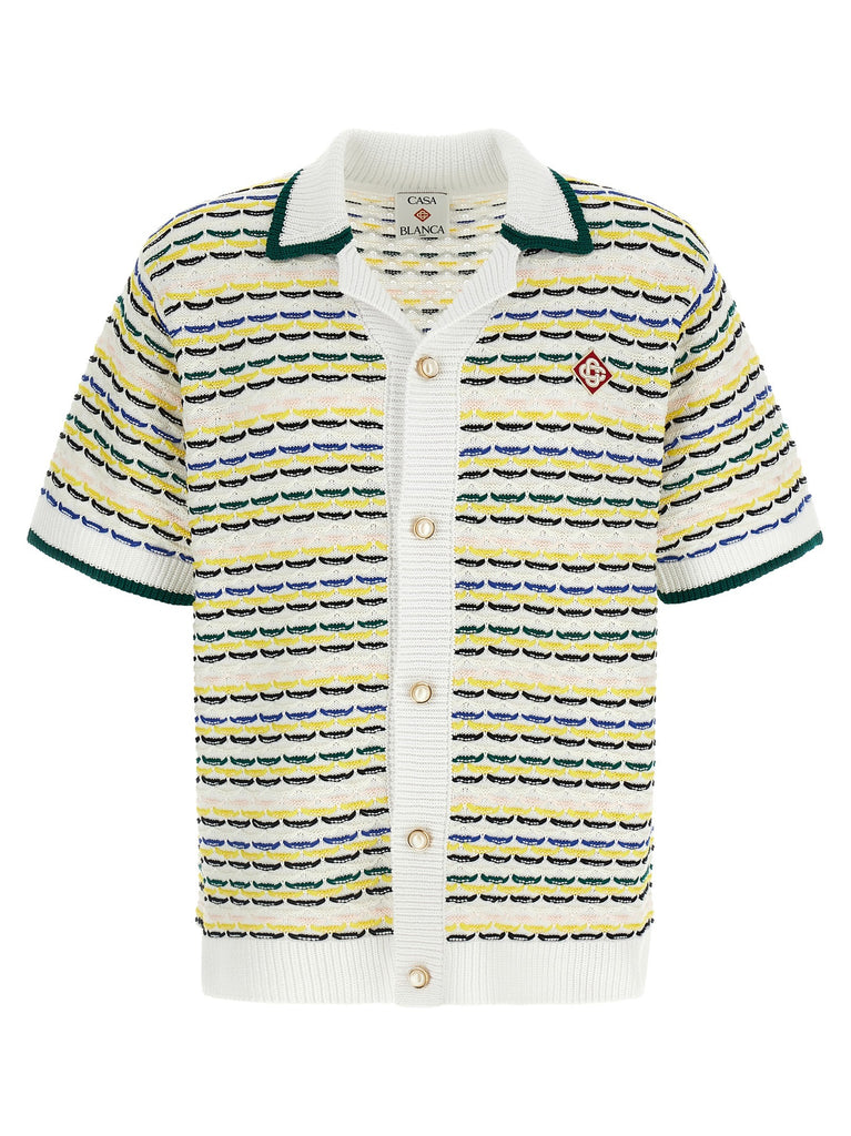 'Tuck Stitch Short Sleeve' shirt