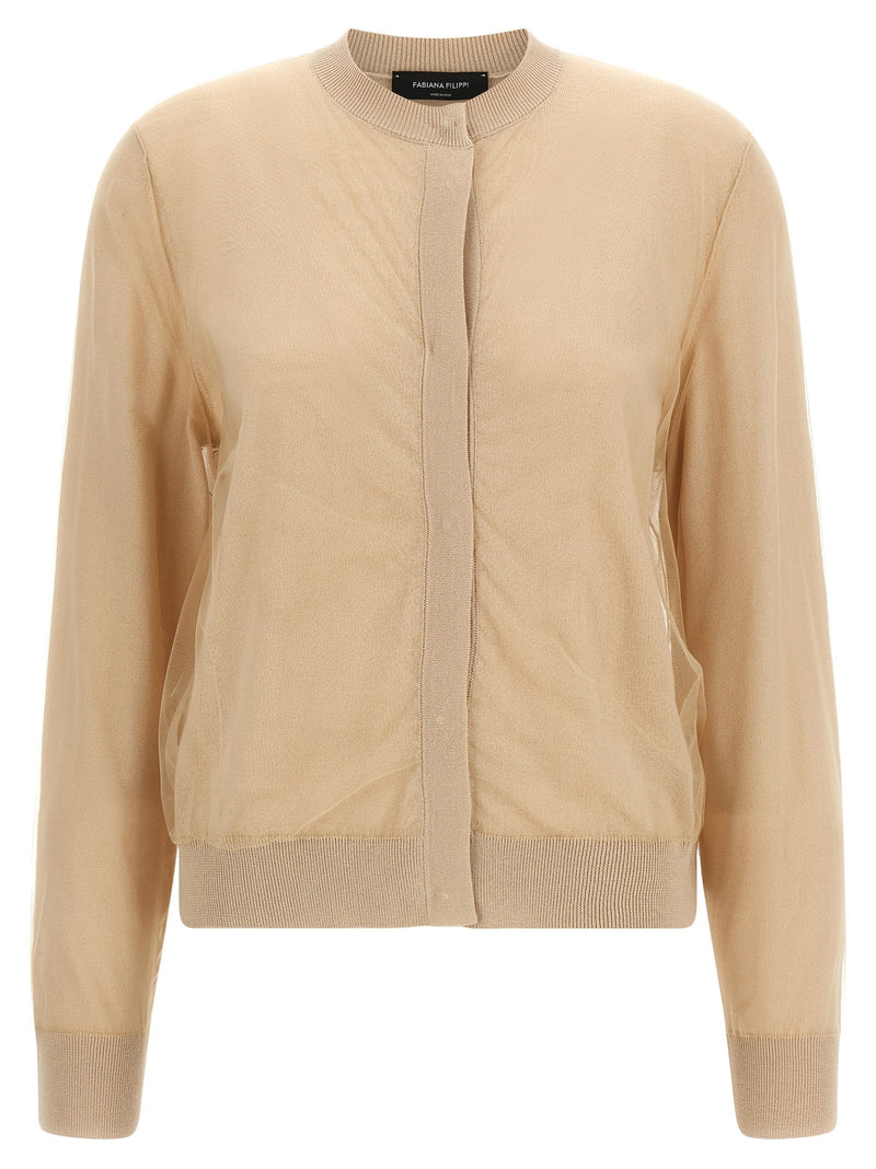 Tulle cardigan