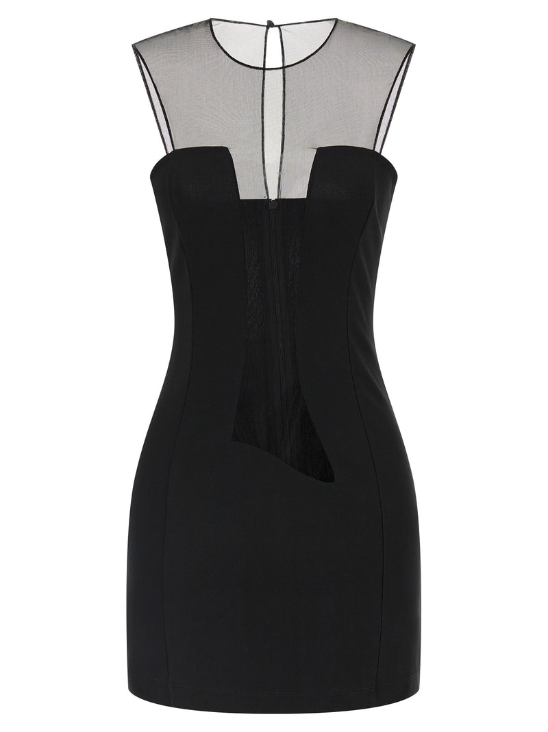 Tulle insert dress