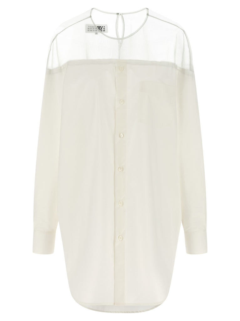 Tulle insert shirt