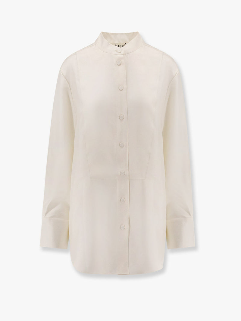 Tuxedo silk shirt